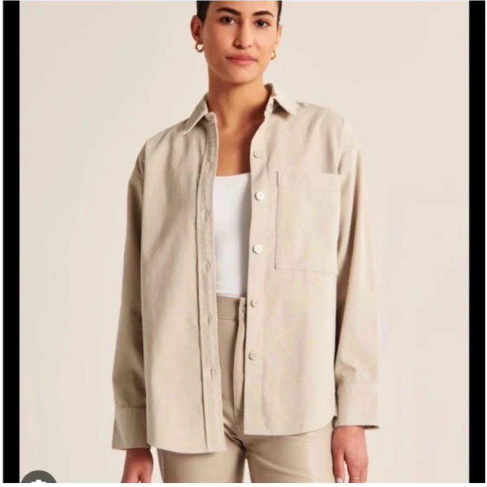 Abercrombie and Fitch Corduroy Shirt Jacket